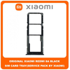 Original Γνήσιο Xiaomi Redmi 8A Redmi8A (MZB8458IN, M1908C3KG, M1908C3KH) SIM Tray Cover Assy + Micro SD Tray Slot Υποδοχέας Βάση Θήκη Κάρτας SIM Κάλυμμα Black Μαύρο (Service Pack By Xiaomi)