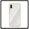 Θήκη Πλάτης - Back Cover, Silicone Σιλικόνη Electro Gold Χρυσό For iPhone XS Max