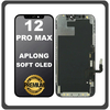 HQ OEM Συμβατό Με Apple iPhone 12 Pro Max, iPhone 12 ProMax (A2411, A2342) APLONG SOFT OLED LCD Display Screen Assembly Οθόνη + Touch Screen Digitizer Μηχανισμός Αφής Black Μαύρο (Lifetime Warranty​)