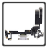 HQ OEM Συμβατό Με Apple iPhone 14 (A2882, A2649) Charging Dock Connector Lightning Flex Καλωδιοταινία Κονέκτορας Φόρτισης + Microphone Μικρόφωνο Purple Μωβ (Premium A+)