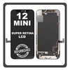 iPhone 12 Mini, iPhone12 Mini (A2399, A2176) Super Retina XDR OLED LCD Display Screen Assembly Οθόνη + Touch Screen Digitizer Μηχανισμός Αφής Black Μαύρο (Ref By Apple) (Lifetime Warranty​)