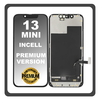 HQ OEM Συμβατό Για Apple iPhone 13 Mini (A2628, A2481) In-Cell Prime Version LCD Display Screen Assembly Οθόνη + Touch Screen DIgitizer Μηχανισμός Αφής Black Μαύρο Bulk (Premium A+)