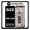 HQ OEM Συμβατό Με Motorola Moto G22 (XT2231-1, XT2231-2, XT2231-5​), IPS LCD Display Screen Assembly Οθόνη + Touch Screen Digitizer Μηχανισμός Αφής + Frame Bezel Πλαίσιο Σασί​ Cosmic Black Μαύρο (Premium A+)