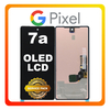 Γνήσια Original Google Pixel 7a (GWKK3, GHL1X) LCD Display Screen Assembly Οθόνη + Touch Screen Digitizer Μηχανισμός Αφής Black G949-00364-00 (Service Pack By Google)