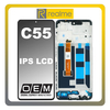 HQ OEM Συμβατό Με Realme C55 (RMX3710) IPS LCD Display Screen Assembly Οθόνη + Touch Screen Digitizer Μηχανισμός Αφής + Frame Bezel Πλαίσιο Σασί​ Black Μαύρο (Premium A+)