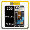 HQ OEM Συμβατό Με Realme C33 (RMX3624), IPS LCD Display Screen Assembly Οθόνη + Touch Screen Digitizer Μηχανισμός Αφής + Frame Bezel Πλαίσιο Σασί Black Μαύρο (Premium A+)