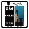 HQ OEM Συμβατό Με Motorola Moto G84 (XT2347, XT2347-1) P-OLED LCD Display Screen Assembly Οθόνη + Touch Screen Digitizer Μηχανισμός Αφής + Frame Bezel Πλαίσιο Σασί Black Μαύρο (Premium A+)