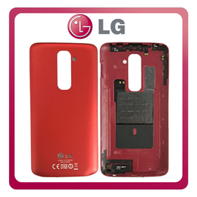 HQ OEM Συμβατό Με LG G2 (D802, D801, D803) Rear Back Battery Cover Πίσω Κάλυμμα Καπάκι Πλάτη Μπαταρίας Red Κόκκινο (Premium A+​)