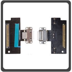 HQ OEM Συμβατό Με Apple iPad Air (2019) (A2153, A2123, A2154) Charging Dock Connector Lightning Flex Καλωδιοταινία Κονέκτορας Φόρτισης White Άσπρο (Premium A+​)