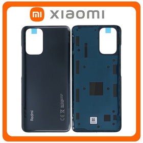 Γνήσια Original Xiaomi Redmi Note 10S (M2101K7BG, M2101K7BI) Rear Back Battery Cover Πίσω Καπάκι Πλάτη Μπαταρίας Shadow Black Μαύρο 550500015E9T 55050000Z19T (Service Pack By Xiaomi)