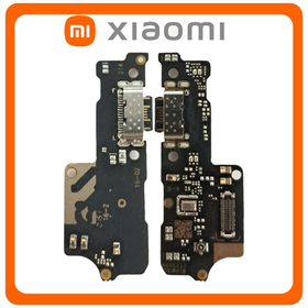 HQ OEM Συμβατό Με Xiaomi Redmi 10C (220333QAG, 220333QBI) USB Type-C Charging Dock Connector Flex Sub Board, Καλωδιοταινία Υπό Πλακέτα Φόρτισης + Microphone Μικρόφωνο (Premium A+​)