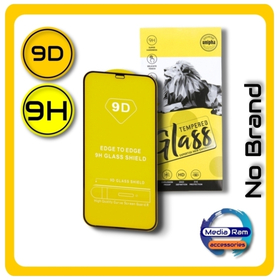 Tempered glass 9D Τζαμάκι Οθόνης For iPhone XR / 11 black frame Μαύρο Περίγραμμα 9H