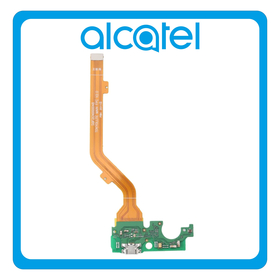 HQ OEM Συμβατό Με Alcatel 3L (2020) (5029Y, 5029) Micro USB Charging Dock Connector Flex Sub Board, Καλωδιοταινία Υπό Πλακέτα Φόρτισης + Microphone Μικρόφωνο (Premium A+)