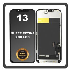 Γνήσια Original FOG Apple iPhone 13, iPhone13 (A2633, A2482) Super Retina XDR OLED LCD Display Screen Assembly Οθόνη + Touch Screen Digitizer Μηχανισμός Αφής Black Μαύρο (Premium A+) (Lifetime Warranty​)